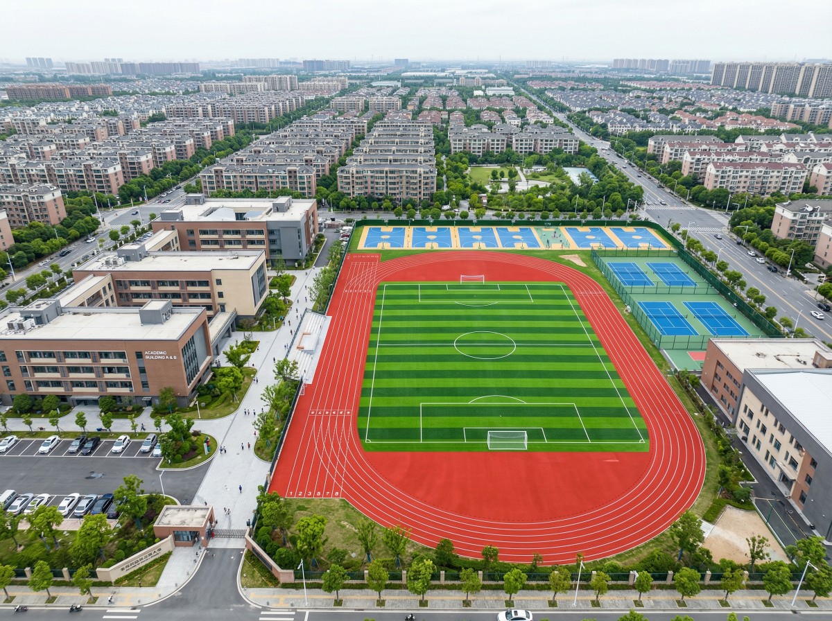西宁市硅PU篮球场混合型塑胶跑道 - 一站式服务